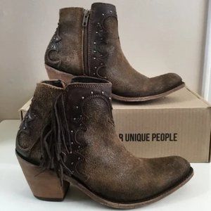 NWT Liberty Black Lana Napa Cobre fringe bootie (7)